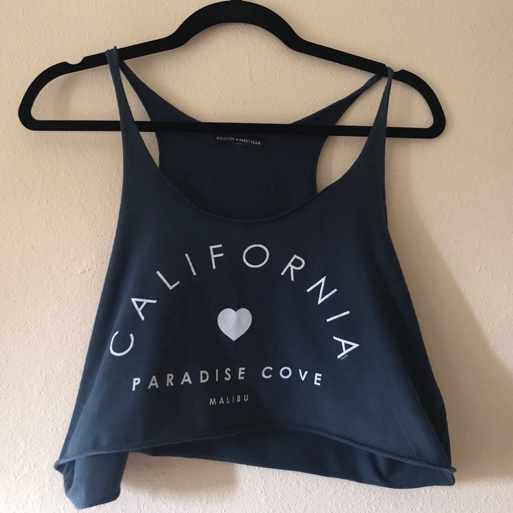 Brandy Melville Navy California Tank Top